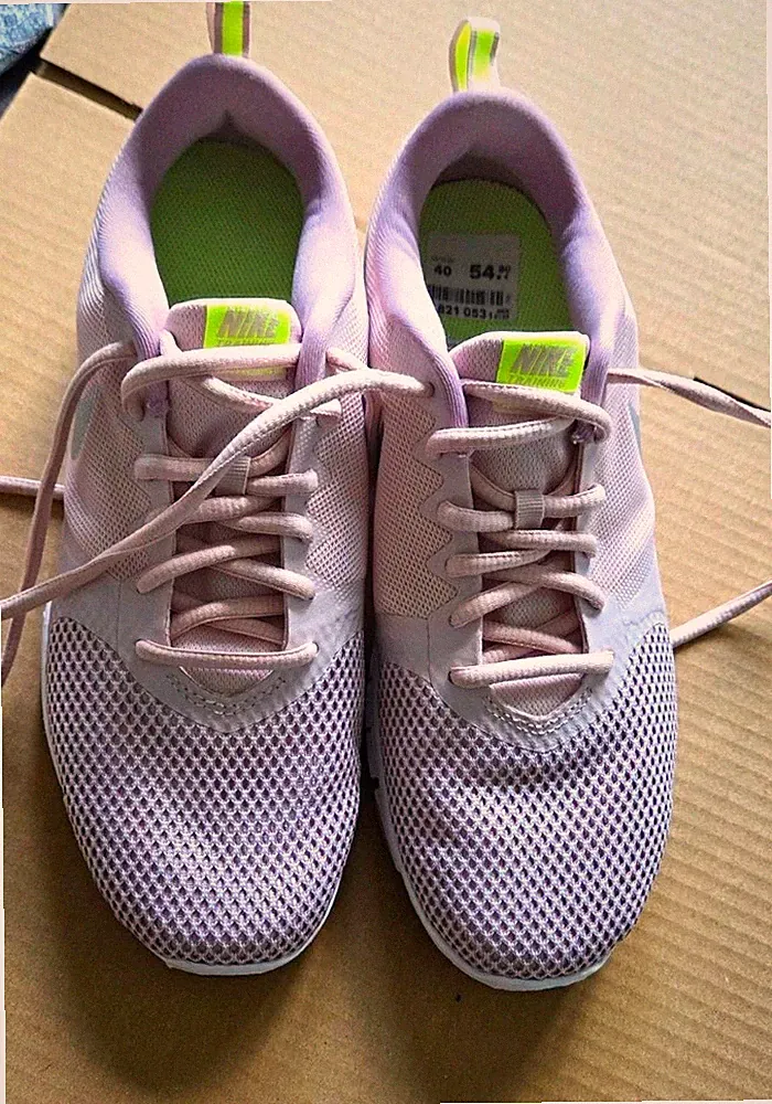 Nike Free RN Damen Sneaker Laufschuhe Mesh atmungsaktiv Rosa/Neon Gelb 40