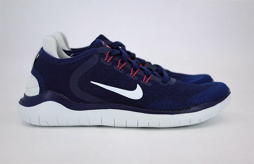 Nike Free RN Run 2018 Laufschuhe UK 2,5 Blue Void Aqua 942837-404