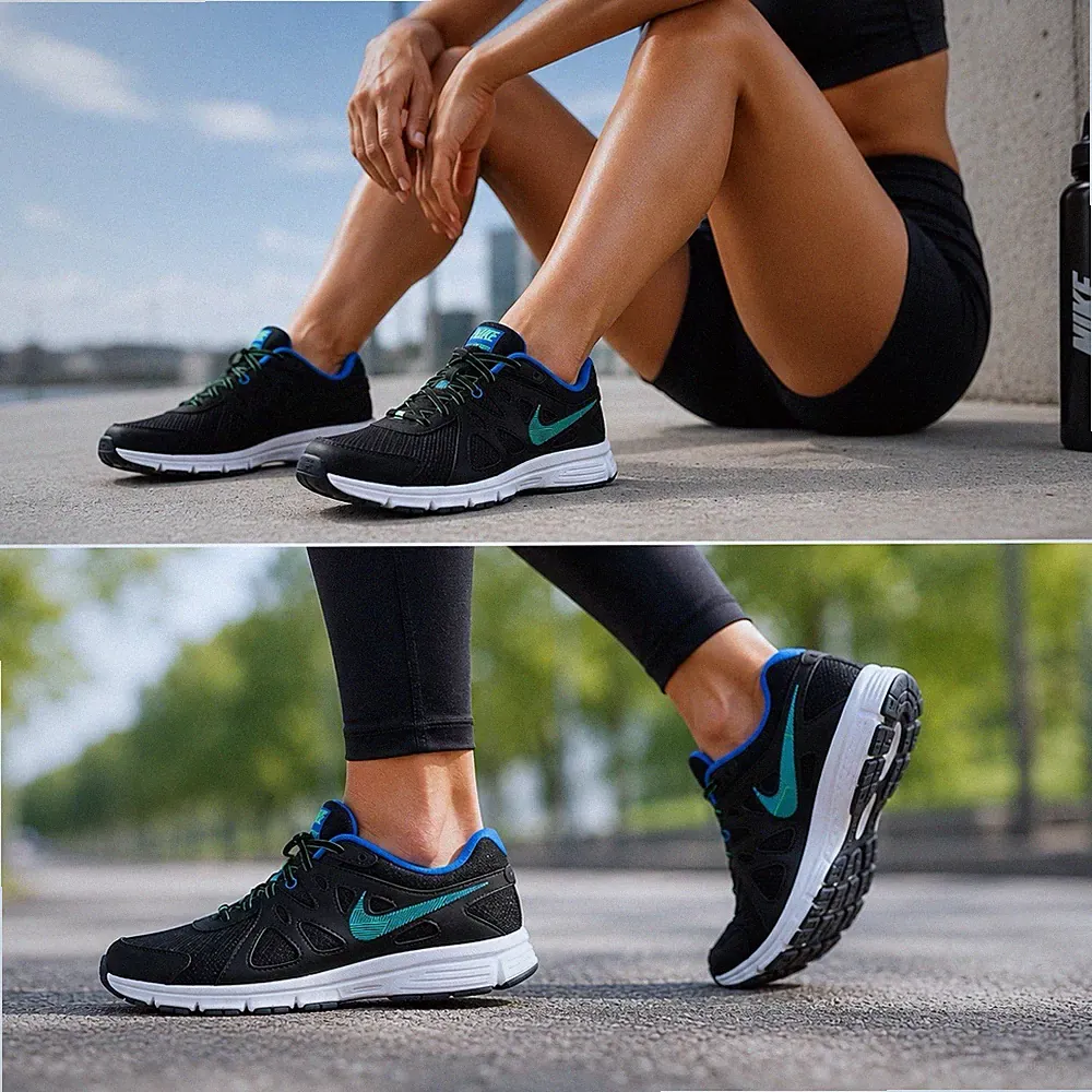 laufschuhe damen schwarz nike