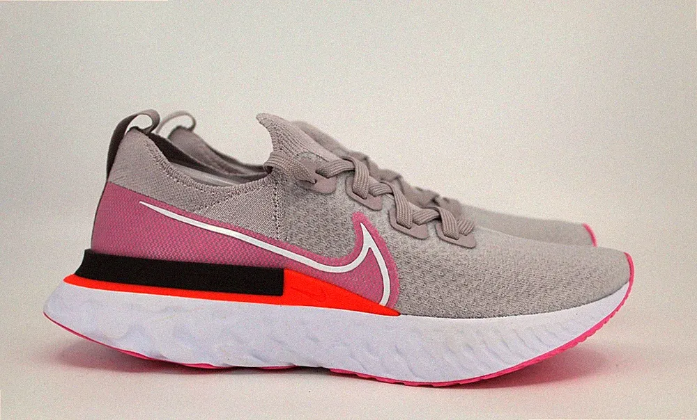 Nike React Infinity Run Flyknit UK 5 Laufschuhe Violet Ash CD4372-502