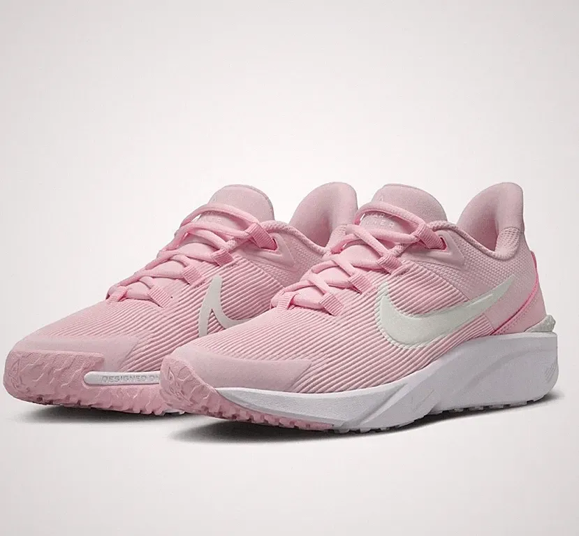 Nike Star Runner 4 Sport Schuhe Laufschuhe Turnschuh Damen Kinder rosa/weiß 37,5