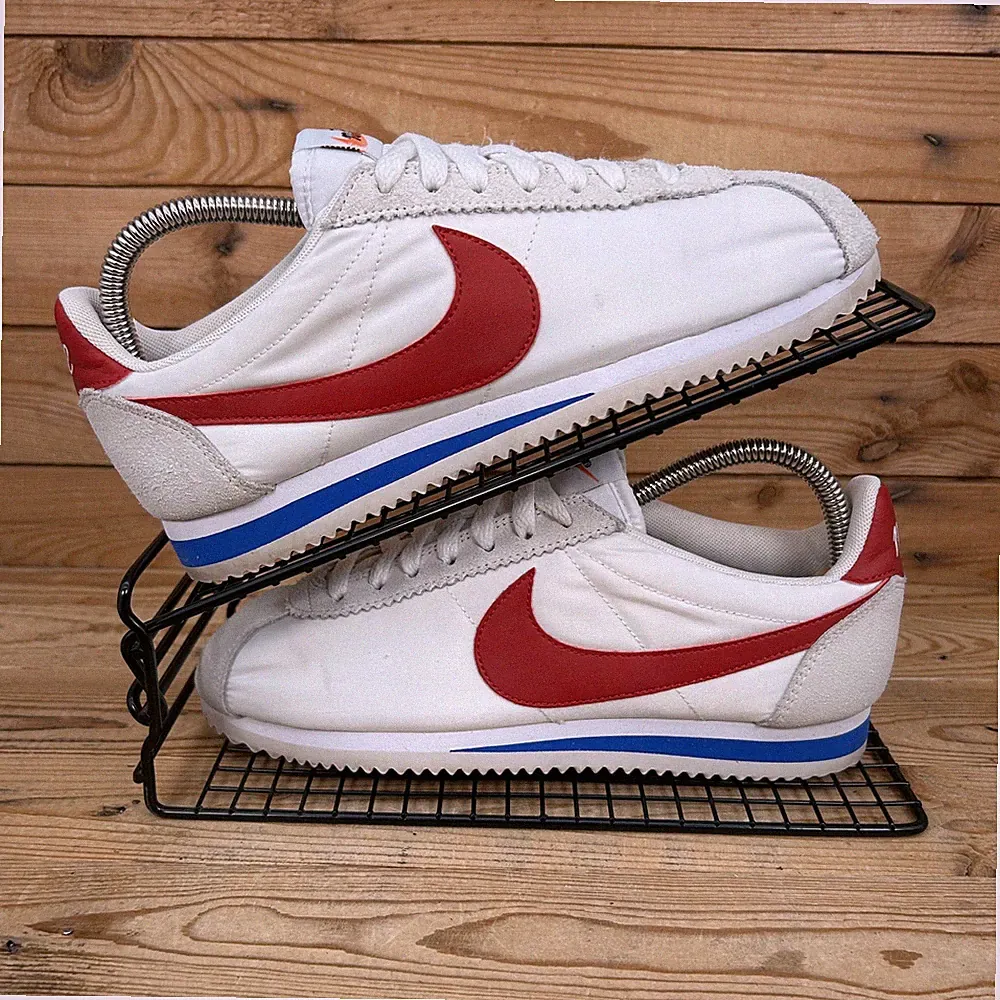 Nike Turnschuhe Damen Größe UK 5 Classic Cortez Nylon weiß Forest Gump XLV Schuhe