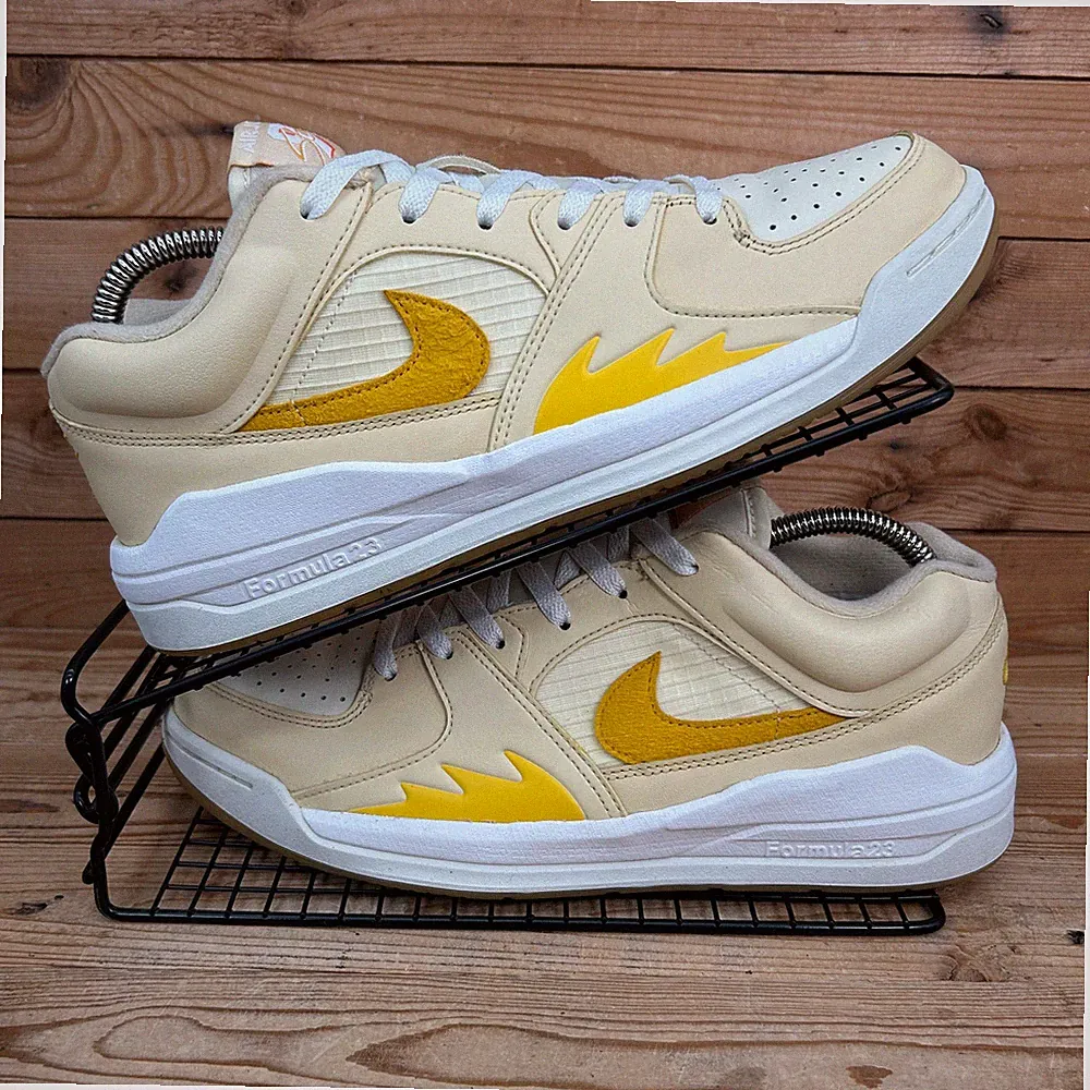 Nike Turnschuhe Damen Größe UK 8,5 Air Jordan Stadium 90 Sunshine Sommerschuhe