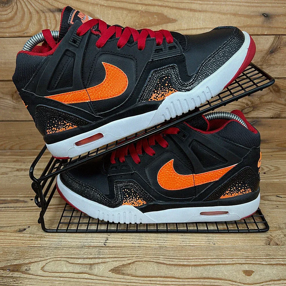 Nike Turnschuhe Damen UK 4,5 Air Tech Challenge 2 Hyper Crimson Fitnessschuhe GS