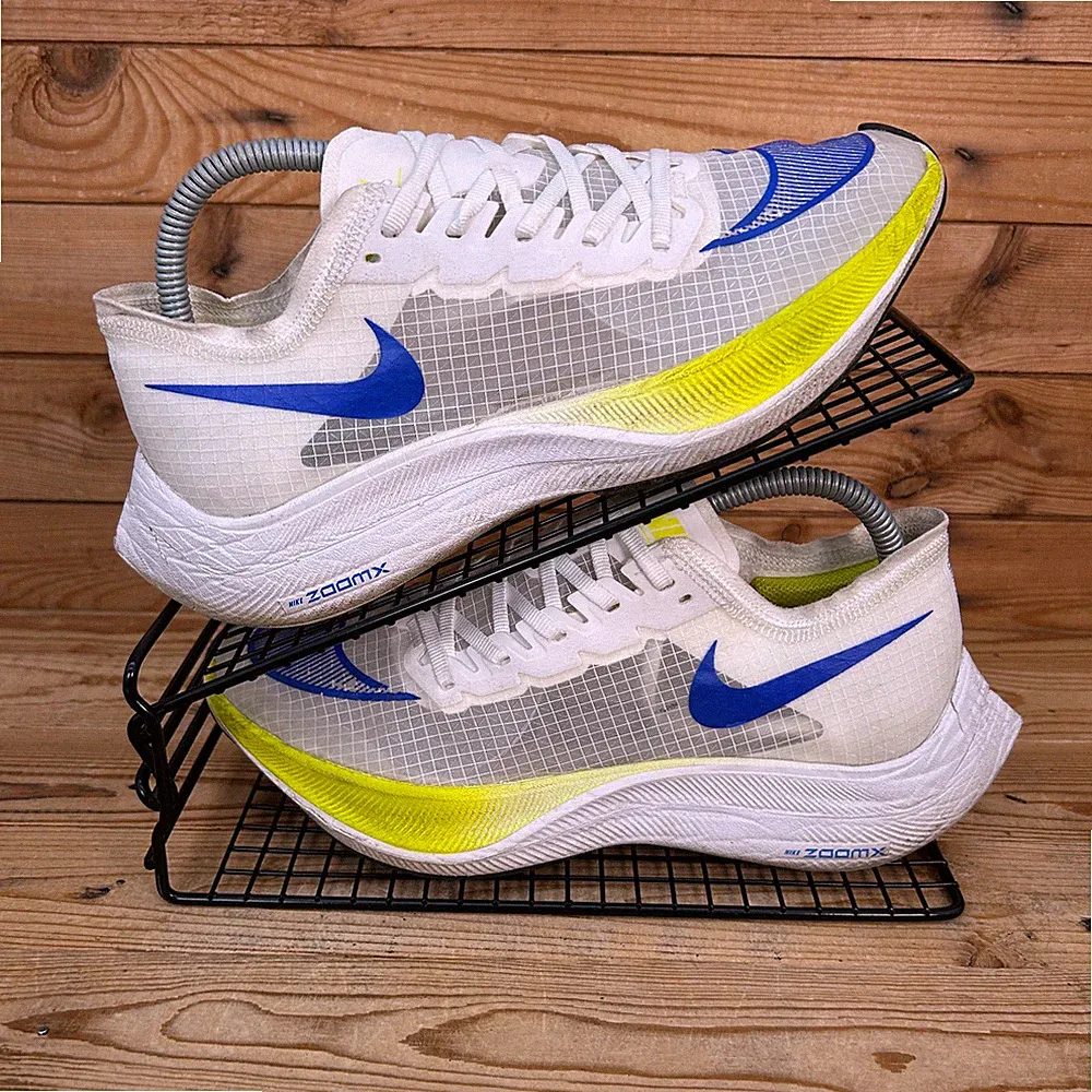 Nike Turnschuhe Damen UK 6 ZoomX Vaporfly Next % Ekiden weiß Carbon Laufschuhe