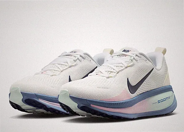 Nike Vomero 18 HM6804-115 Laufschuhe Weiß Arbeit Blau Damengröße Custom