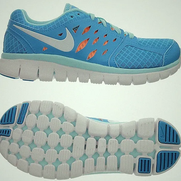 Nike Wmns Flex 2013 Run MSL blau Damen Mädchen Laufschuhe Running NEU Gr.35,5