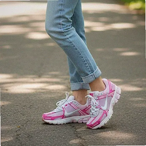 Nike Zoom Vomero 5 Damen Sneaker Laufschuhe Weiß / Pink IM2404 645 Gr. 36,5 Neu