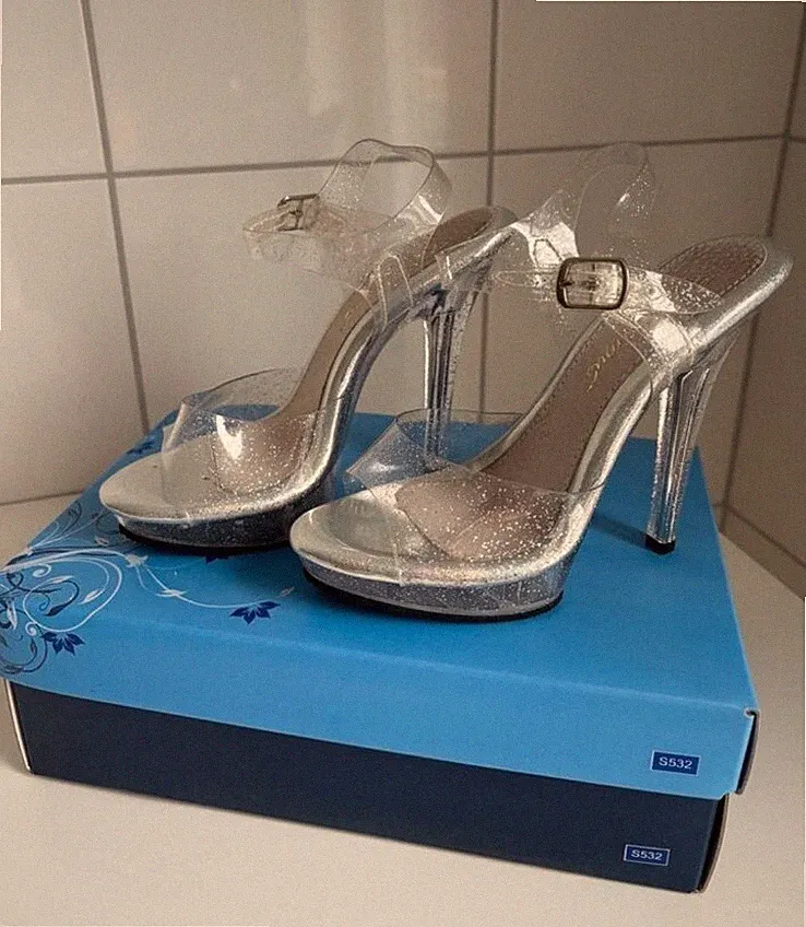 NPC Posing Schuhe Gr. 35 Wettkampf Bikini Wellness Körper Klasse