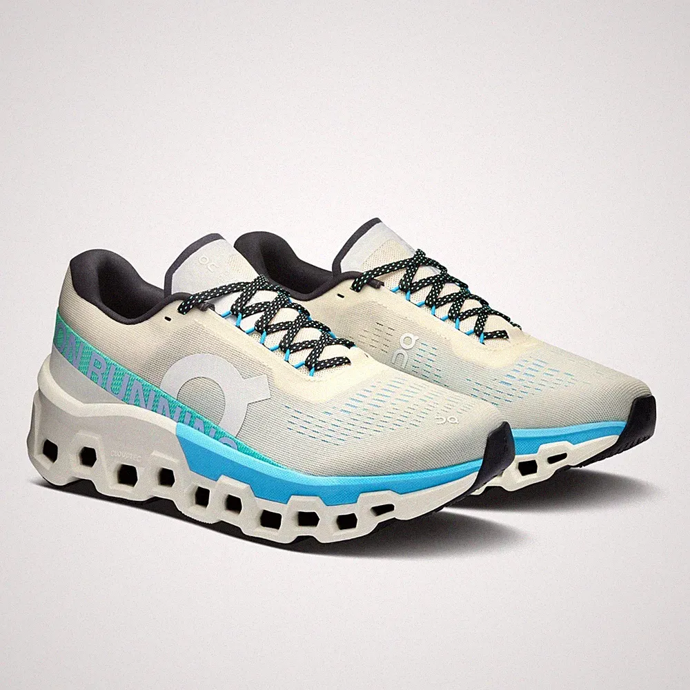 On Cloudmonster 2 Cream Horizon 3WE10113168 Speedboard Damen Laufschuhe