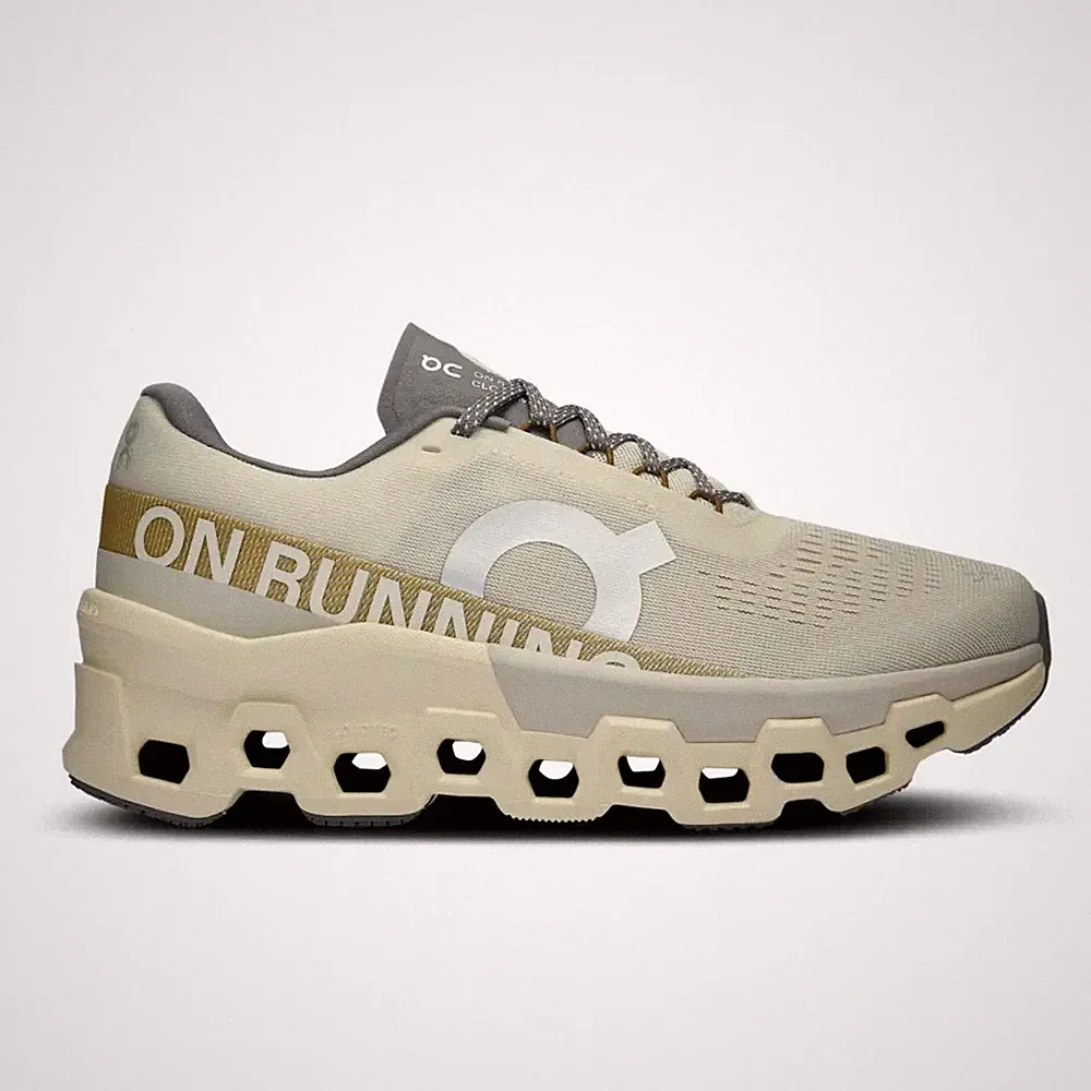 ON Cloudmonster 2 Damen Laufschuhe 37 Cream | Ice