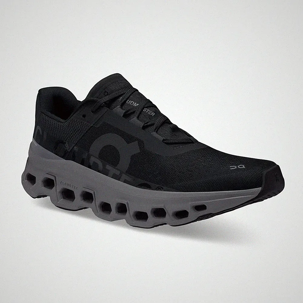 On Cloudmonster Black Magnet 61.99024 Speedboard Damen Laufschuhe