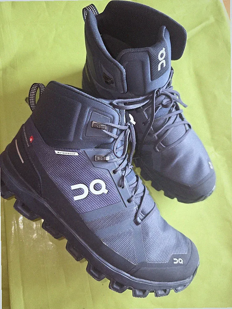On Cloudrock Herrenschuhe Sneaker Laufschuhe Wasserdicht Blau Größe 43