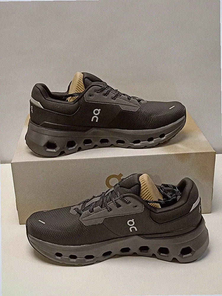 On Cloudrunner 2 Waterproof Damen Laufschuhe Magnet Black Gr. 41 EU NEU OVP