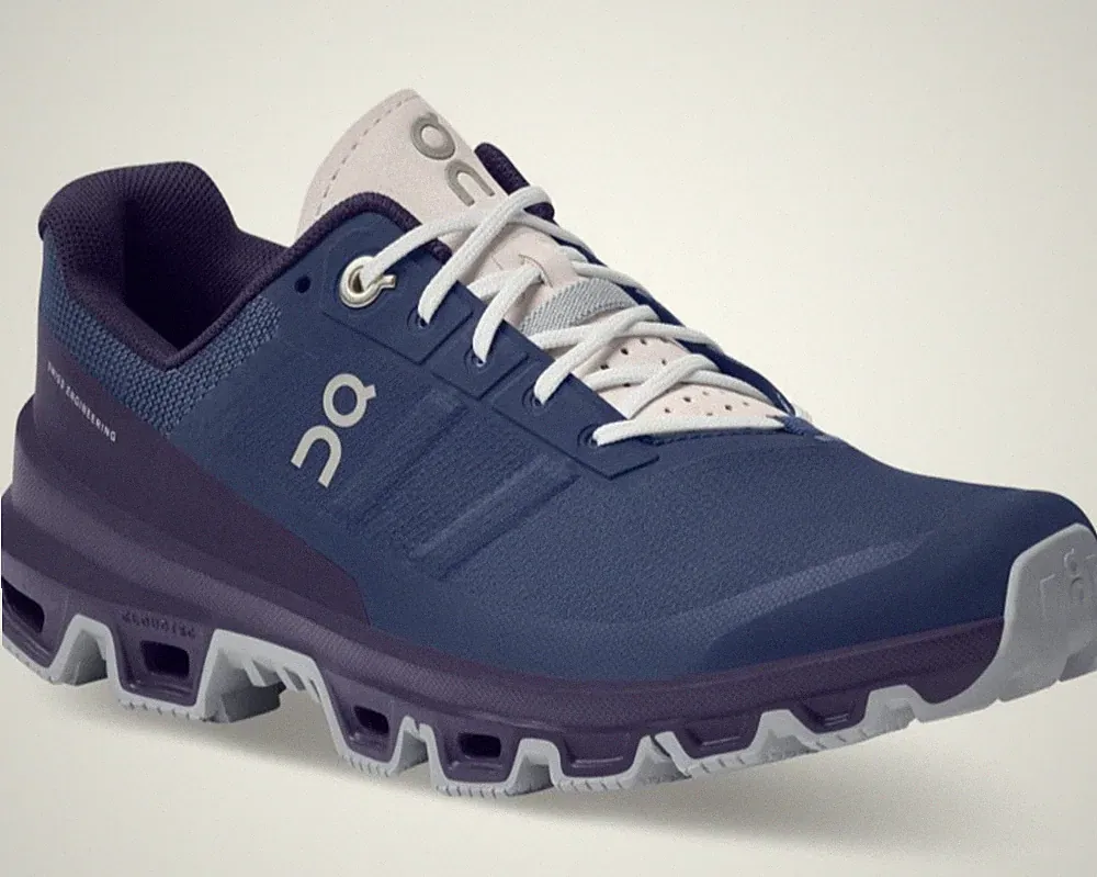 On Cloudventure Waterproof Damen Trailrunningschuhe Acai EU 37 Laufschuhe