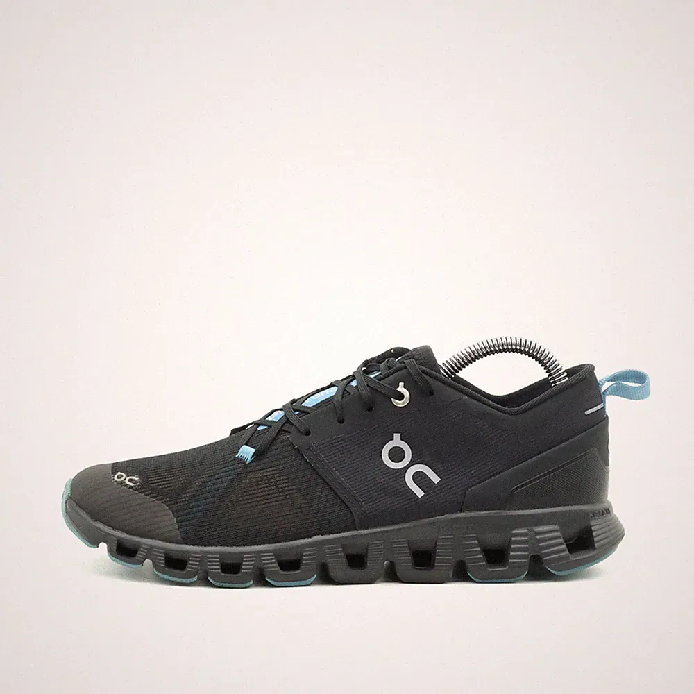 On Damen Cloud 5 Sneaker EU 41 Schwarz Blau 66.98464 Mesh Low-Top Atmungsaktiv