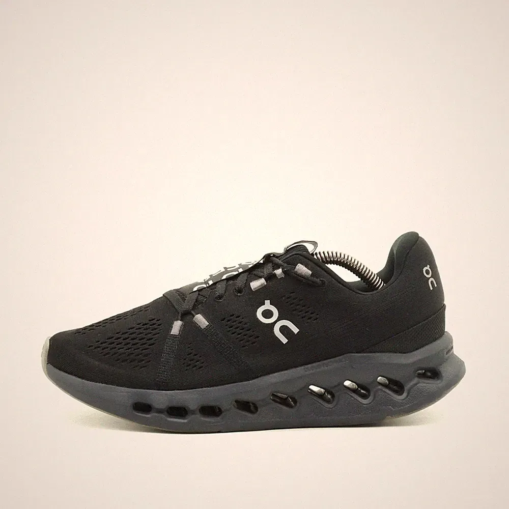 On Damen Cloudmonster Sneaker EU 39 Schwarz Synthetik Niedrig Atmungsaktiv