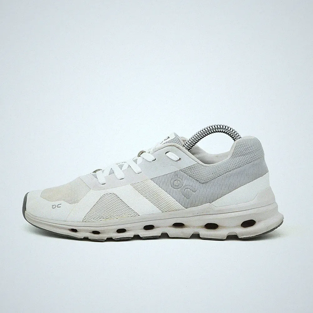 On Damen Cloudnova Laufschuhe Weiß Textil Low-Top Atmungsaktiv Sneaker EU 38