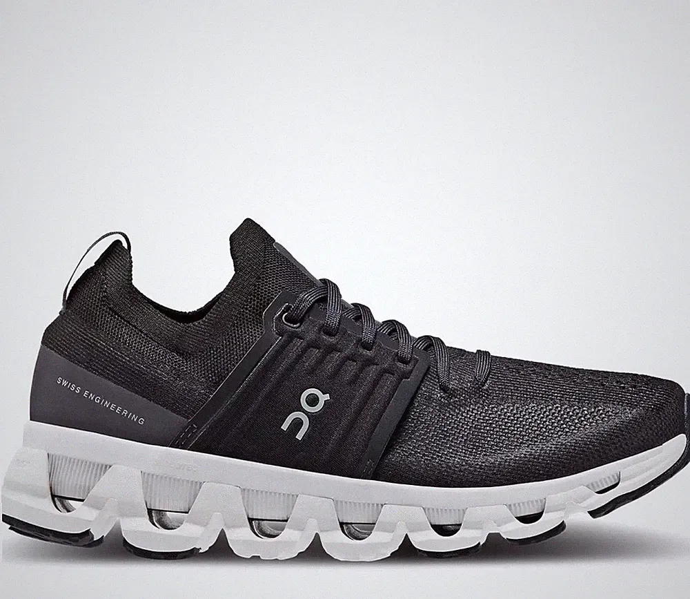 ON RUNNING CLOUDSWIFT 3 ALL BLACK LOW-TOP SNEAKERS DAMENSCHUHE 3WD10450485