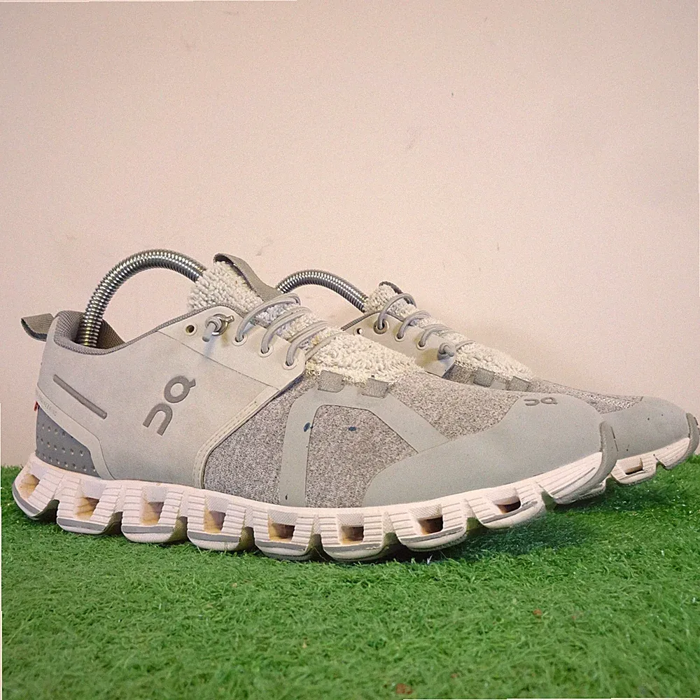 On Turnschuhe Größe 6 Damen grau Cloud Terry bequem Gehen Fitness Laufschuhe