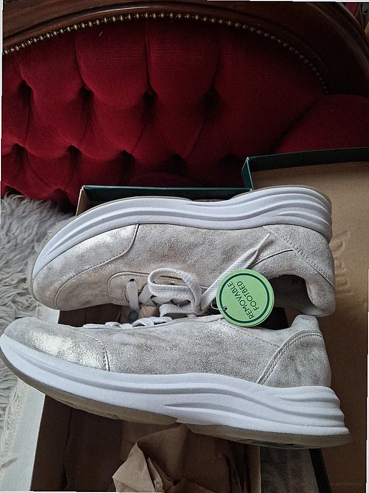 Paul Green Damen Leder Sneaker Größe 38 Laufschuhe Sportschuhe Brandneu