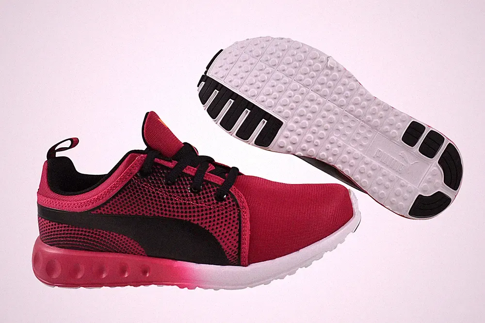 Puma Carson 3D Women rose red black Laufschuhe Sneaker rot 188933 03