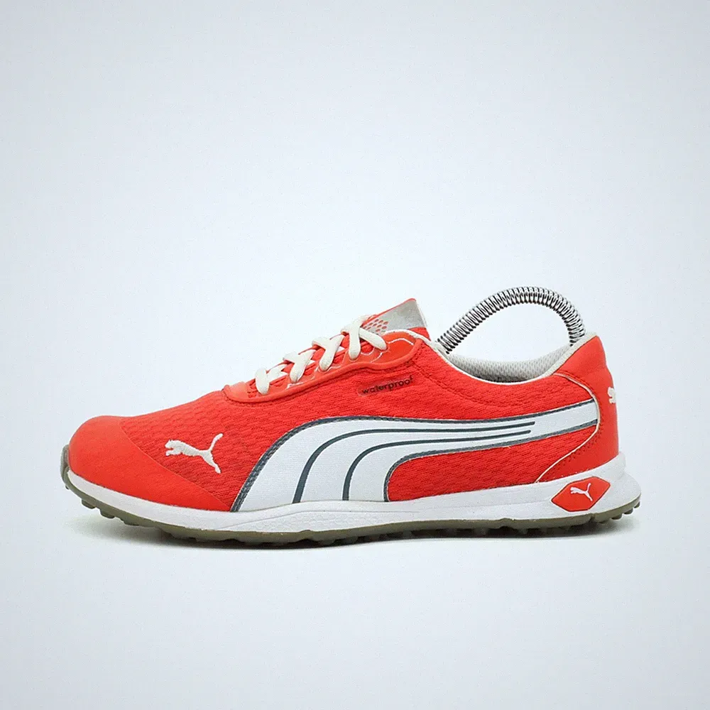 PUMA Damen 187276 05 Schuhe Rot/Weiß Mesh Niedrig Lifestyle Sneaker EU 40