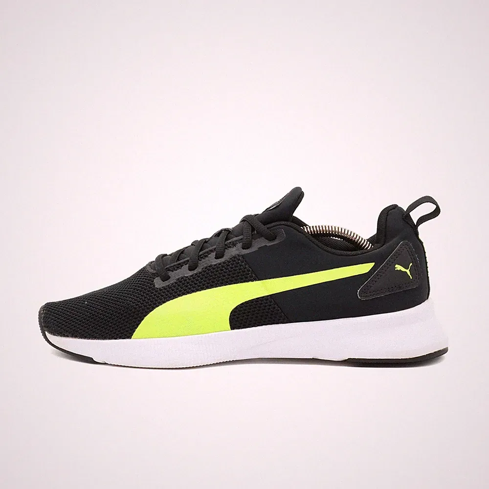 PUMA Damen 192257-26 Sneaker Schwarz/Gelb Mesh Low-Top Running Laufschuhe EU 41