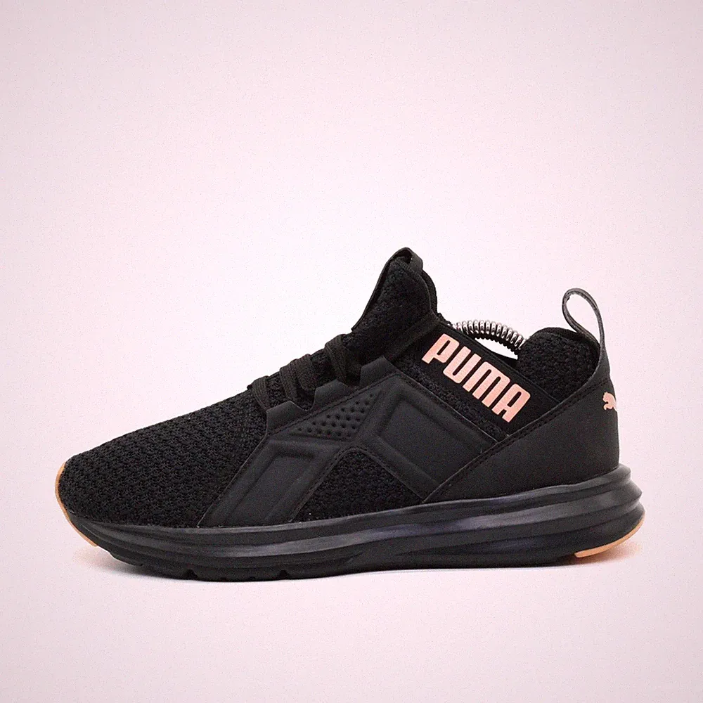 PUMA Damen 192440-01 Sneaker schwarz/rosé Mesh atmungsaktiv Laufschuhe EU 38