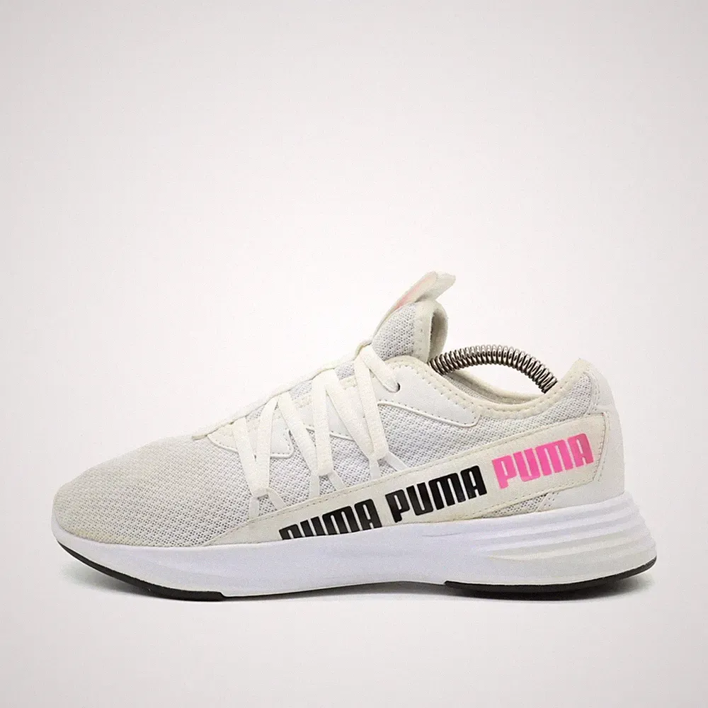 PUMA Damen 194617-02 Sneaker Weiß/Pink Mesh Sportschuhe Laufschuh EU 37.5