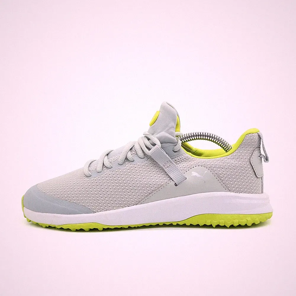 PUMA Damen 195101-02 Sneaker Grau/Gelb Mesh Low-Top Fusion Foam EU 37
