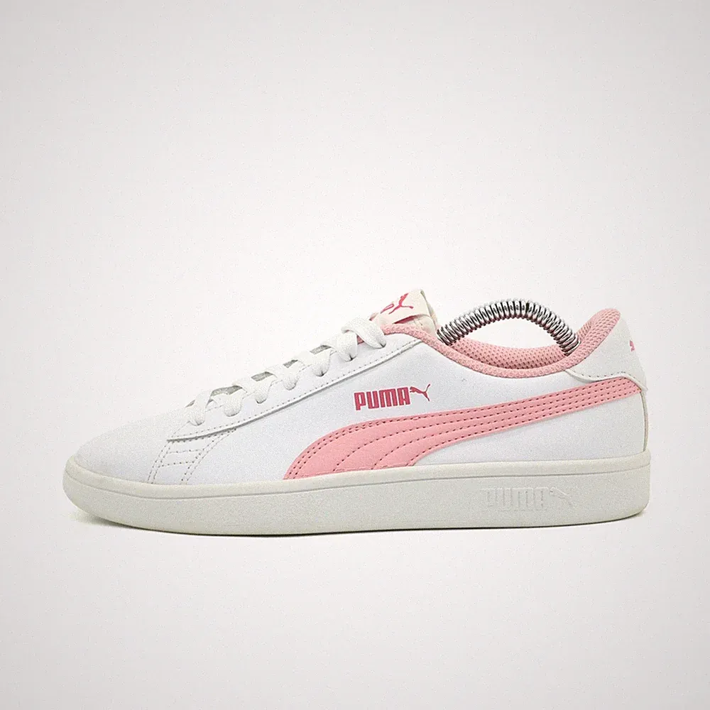 PUMA Damen 365170-18 Sportschuh Weiß Rosa Kunstleder Classic Sneaker EU 36