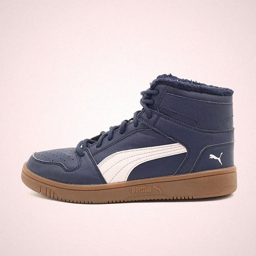 PUMA Damen 369830-02 Sneaker dunkelblau Leder High-Top High-Top-Sneaker EU 38