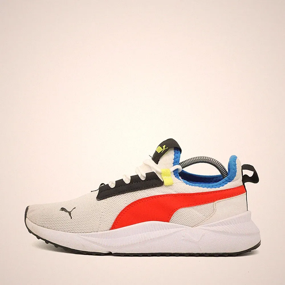 PUMA Damen 384436-02 Sneaker Weiß Rot Blau Schwarz Gelb Bequem Running EU 38