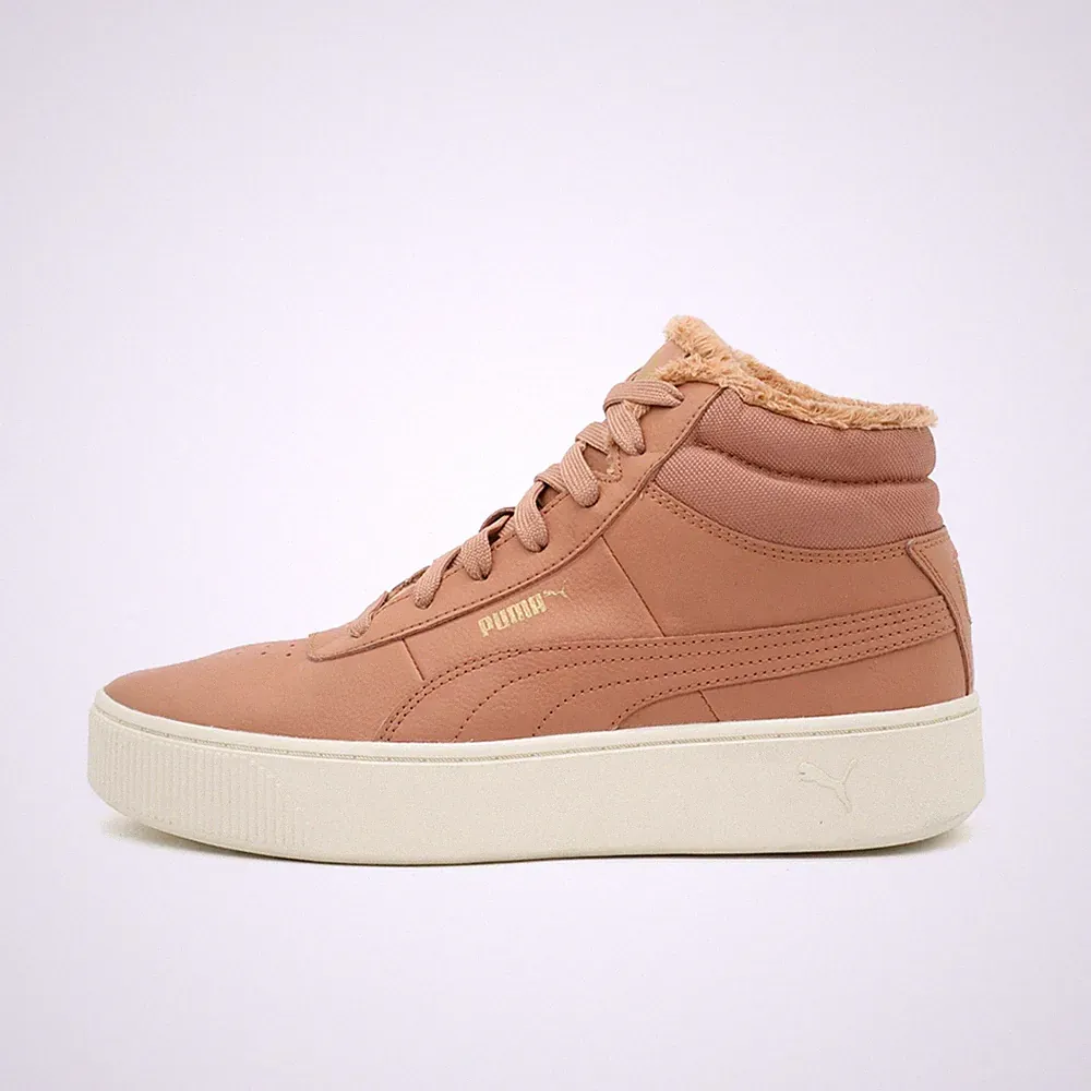 PUMA Damen Carina Mid Wn's Sneaker Rosa Synthetikleder Kollektion High-Top EU 42