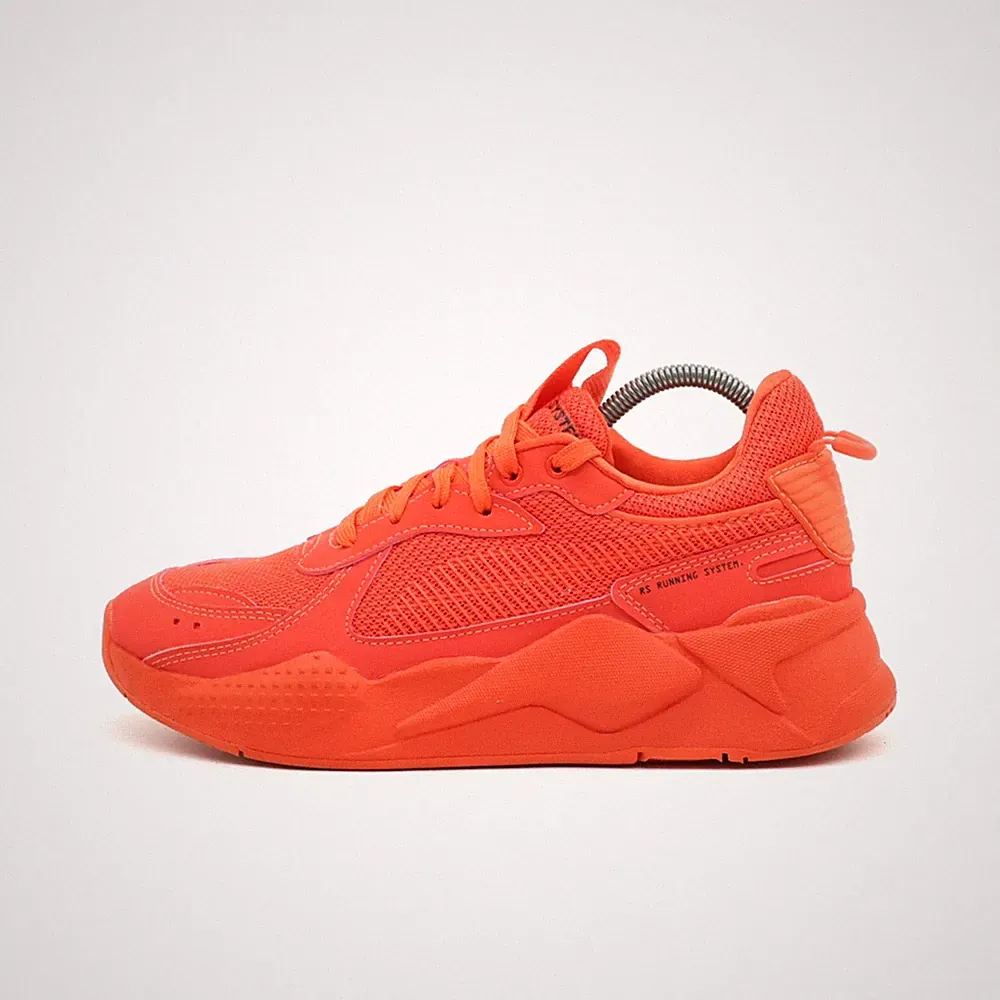 PUMA Damen RS-X Schuh orange Mesh, Textil Low-Top Leicht Sneaker EU 37.5