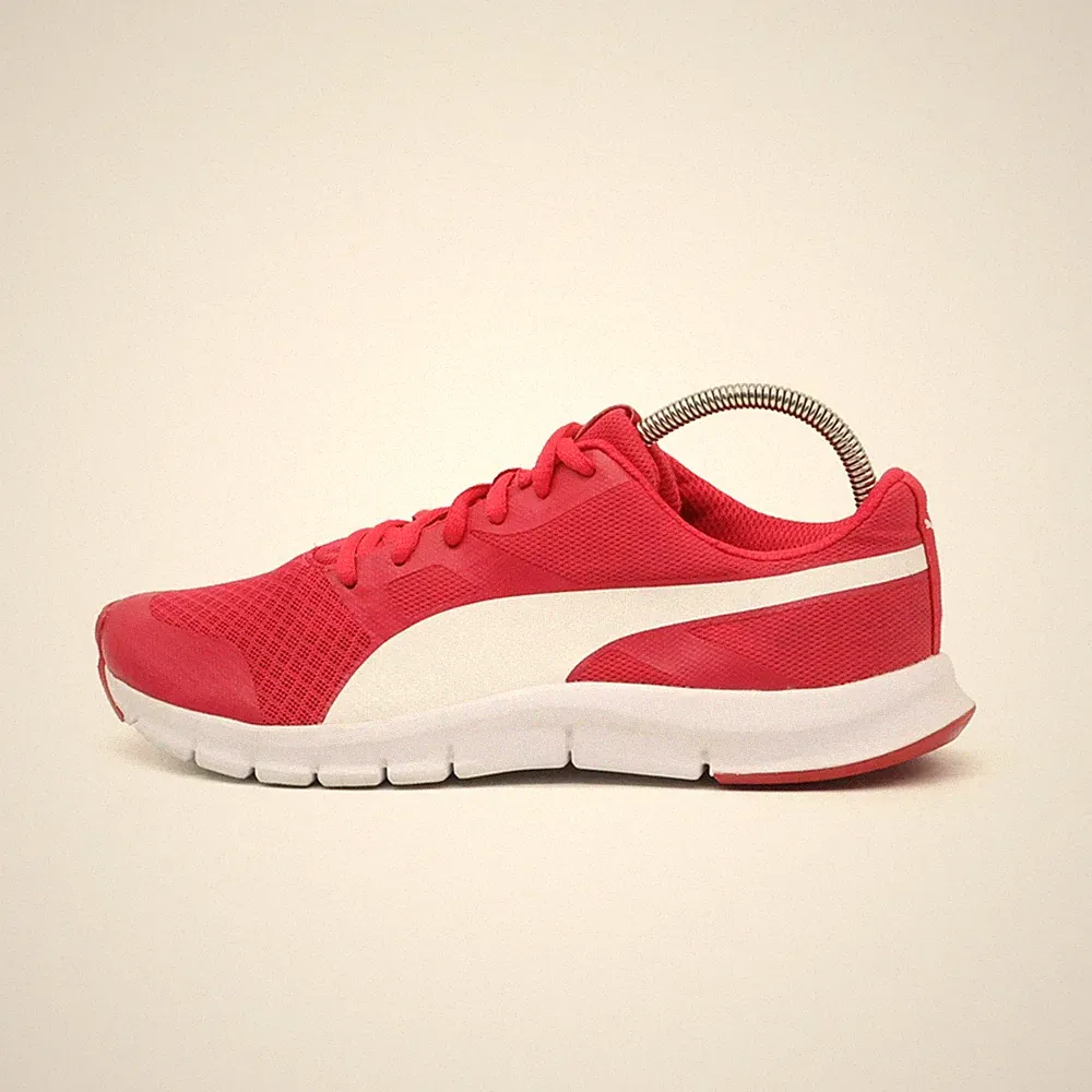 PUMA Damen Sneaker EU 36 Rot/Weiß 360580 06 Mesh Sportschuhe