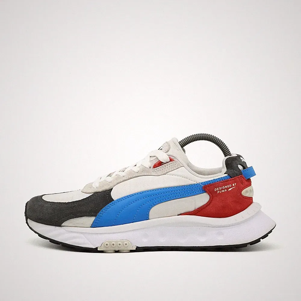PUMA Damen Wild Rider Vintage Schuhe Wildleder Low-Top Sohle Sneaker EU 37.5