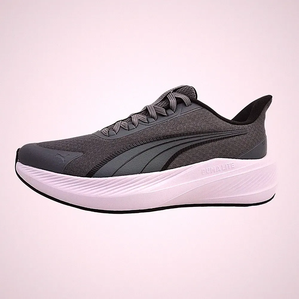 Puma Dasher Lite Slip Tech Sportschuhe Damen Trainingsschuhe Grau Freizeit