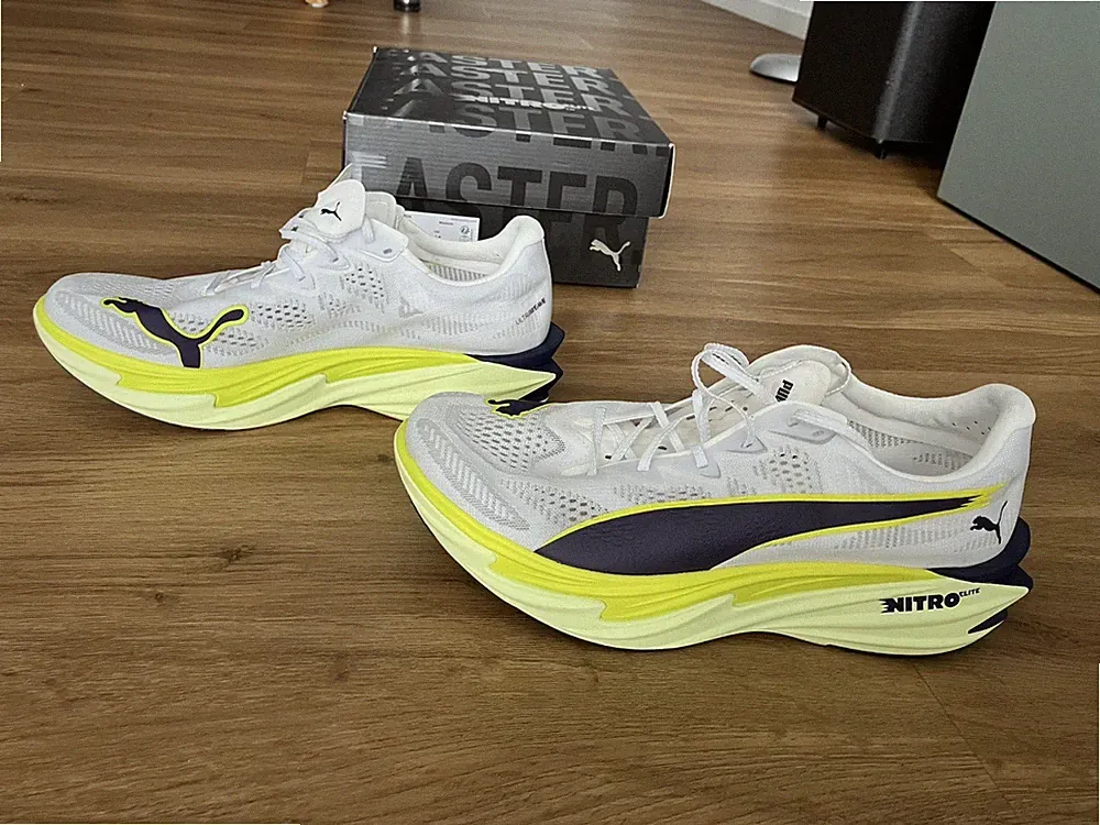 Puma Deviate nitro Elite 4 Damen 41 Laufschuhe Carbon