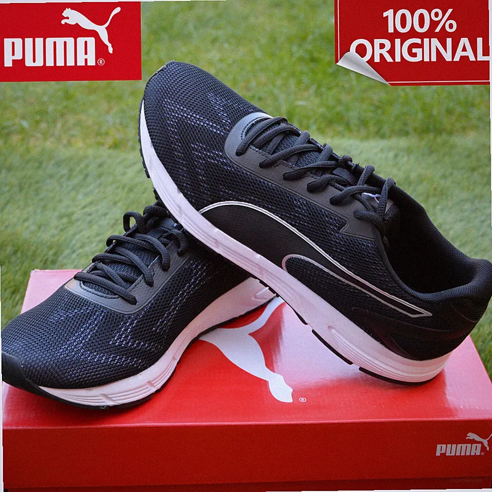 Puma Engine Trainers 189514 Laufschuhe Turnschuhe Neu Schwarz Größe 9,5