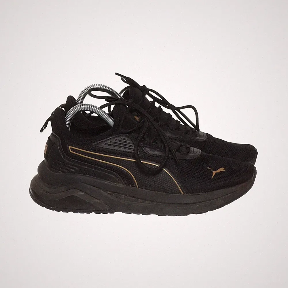 Puma, Laufschuhe, Größe: 38 1/2, Schwarz, Damen #Qx9