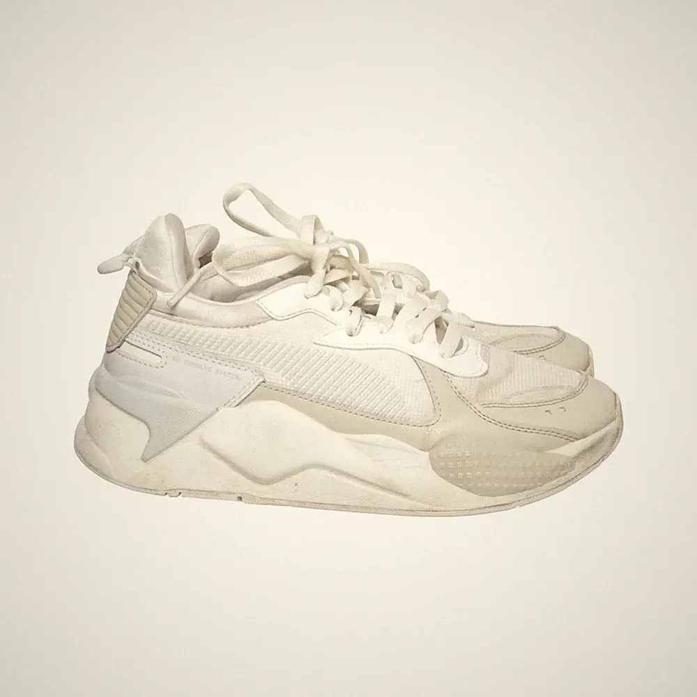 Puma, Laufschuhe, Größe: 38 1/2, Weiß/Grau, Damen #uEz