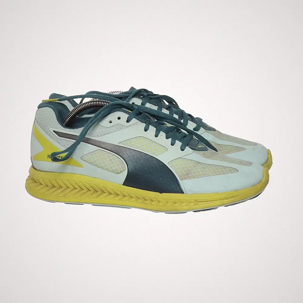 Puma, Laufschuhe, Größe: 38, Blau/Gelb/Mehrfarbig, Damen #Q5T