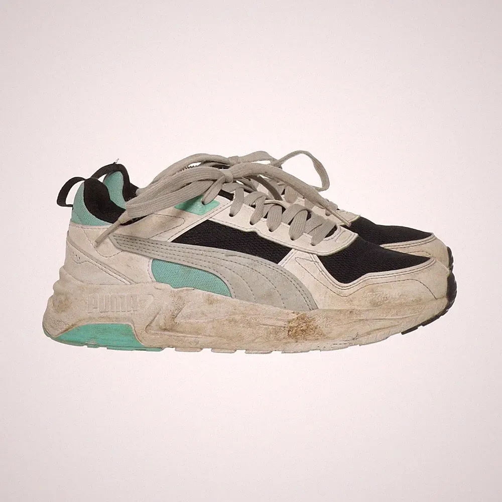 Puma, Laufschuhe, Größe: 38, Schwarz/Weiß/Grün, Damen #CGV