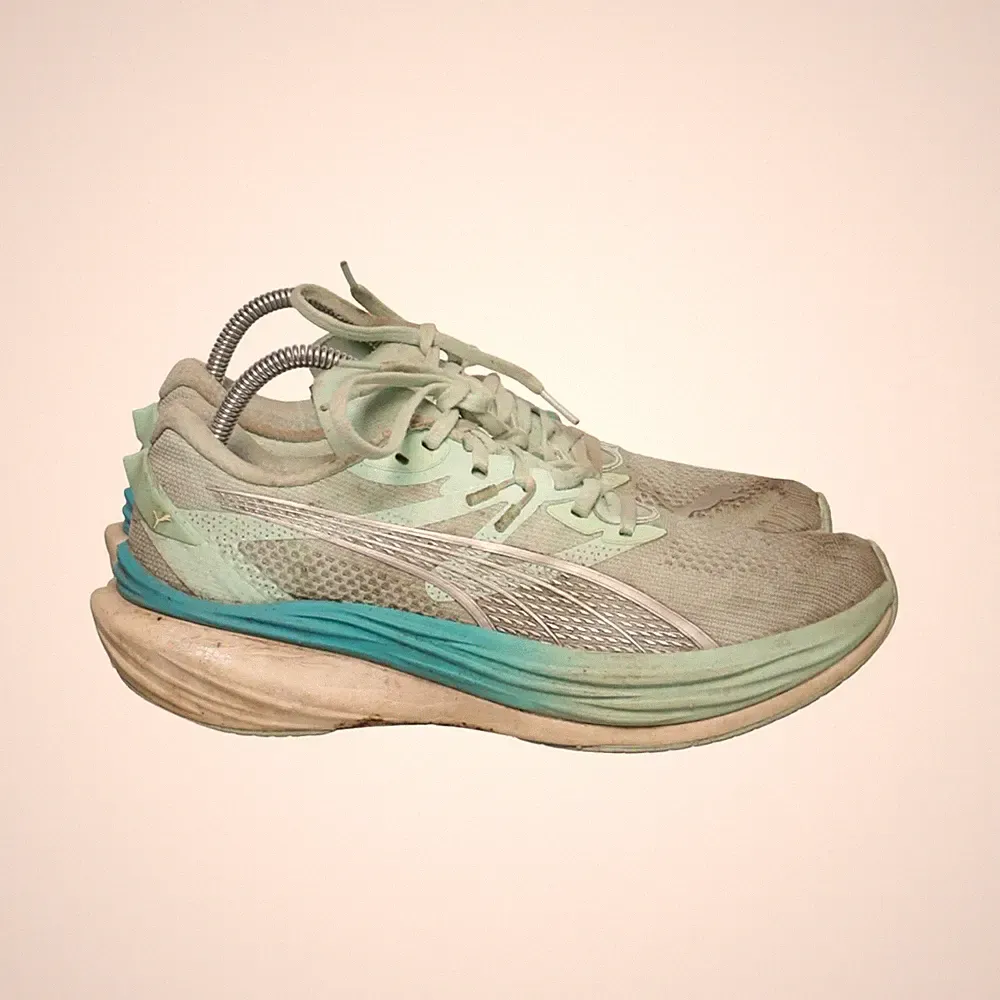 Puma, Laufschuhe, Größe: 41, model: deviate nitro, Blau/Grau, Damen #VNd