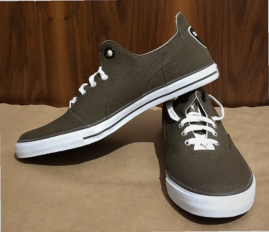 PUMA LIMNOS PRO Olive Damen / Herren Sneakers Canvas EU 43, 44.5 NEU
