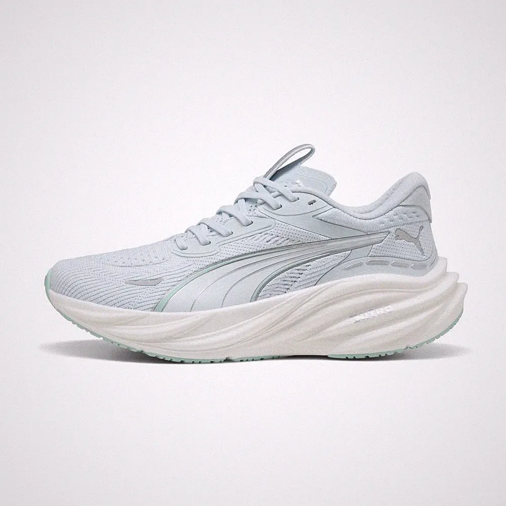 Puma Magnify NITRO 3 Laufschuhe Damen hellblau weiß