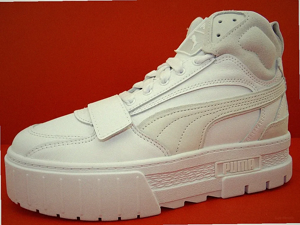 Puma Mayze Mid Sneaker High Turnschuhe Sport Laufschuhe Damen G.39 Weiß