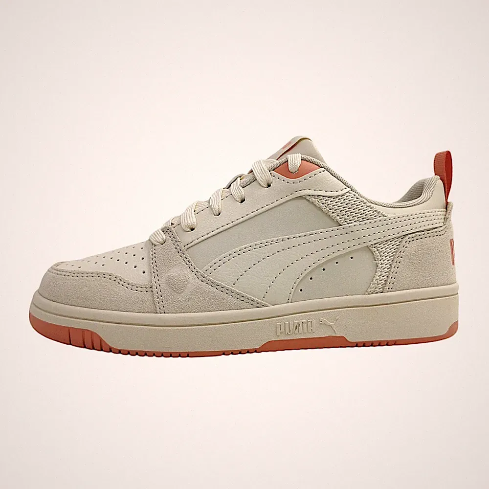 Puma Rebound v6 Low Coquette Damenschuhe Sneaker Low Weiß Freizeit